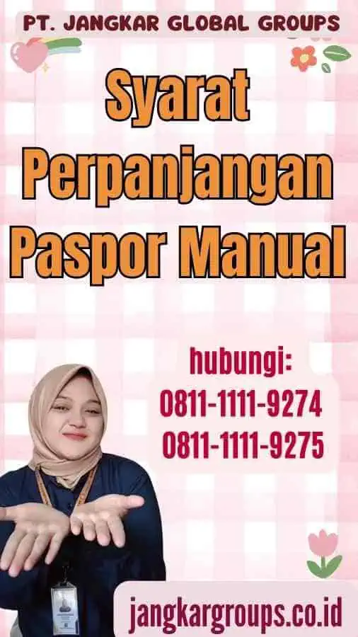 Syarat Perpanjangan Paspor Manual