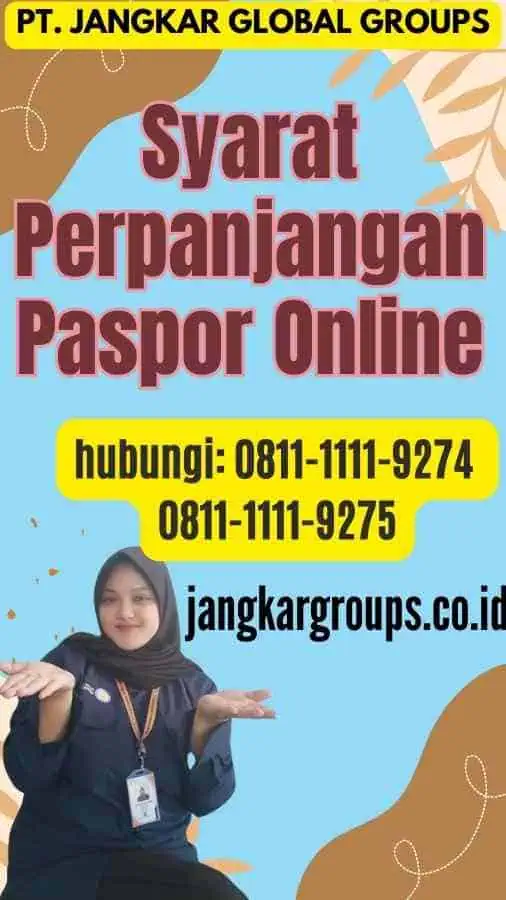 Syarat Perpanjangan Paspor Online