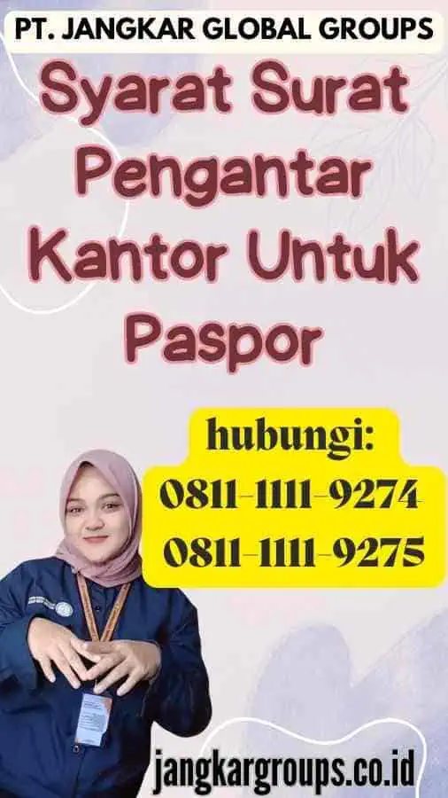 Syarat Surat Pengantar Kantor Untuk Paspor