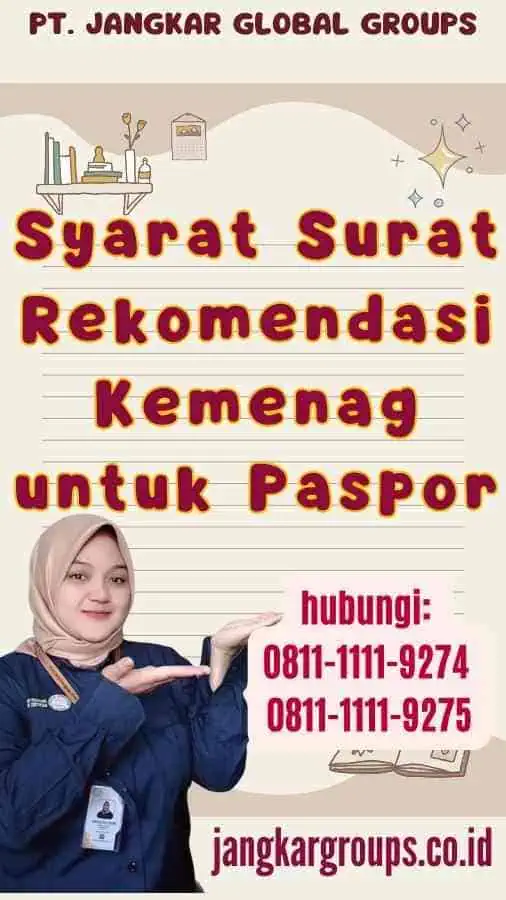 Syarat Surat Rekomendasi Kemenag untuk Paspor