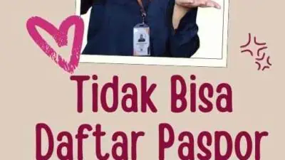 Tidak Bisa Daftar Paspor Online 2024