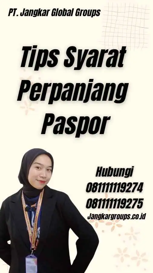 Tips Syarat Perpanjang Paspor