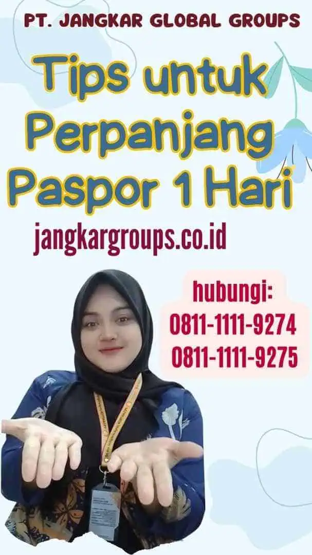 Tips untuk Perpanjang Paspor 1 Hari