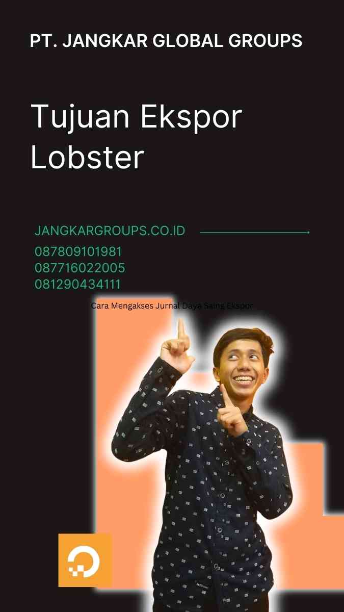 Tujuan Ekspor Lobster: Mengapa Jual Lobster ke Pasar