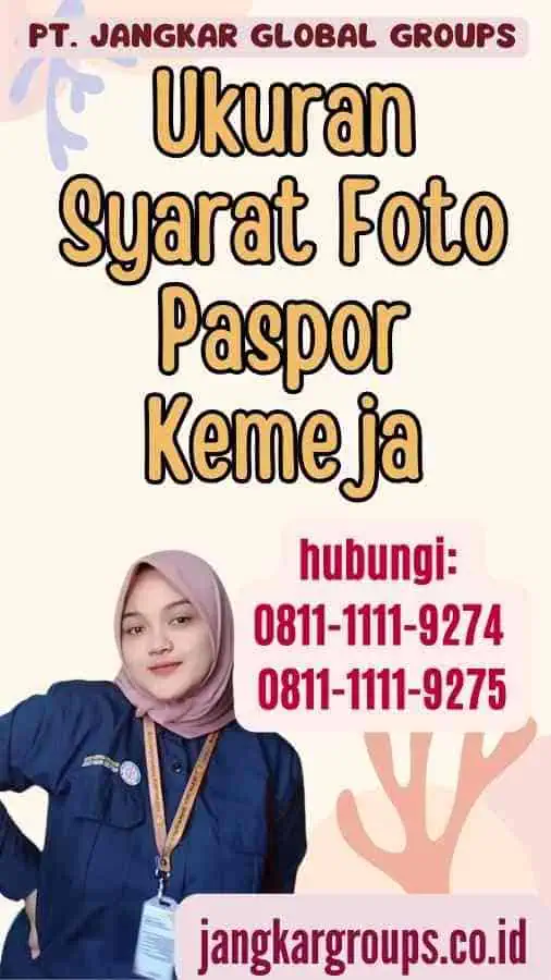 Ukuran Syarat Foto Paspor Kemeja