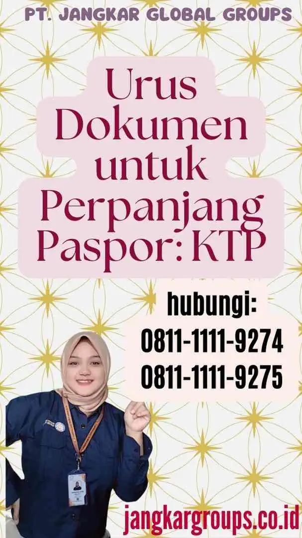 Urus Dokumen untuk Perpanjang Paspor KTP