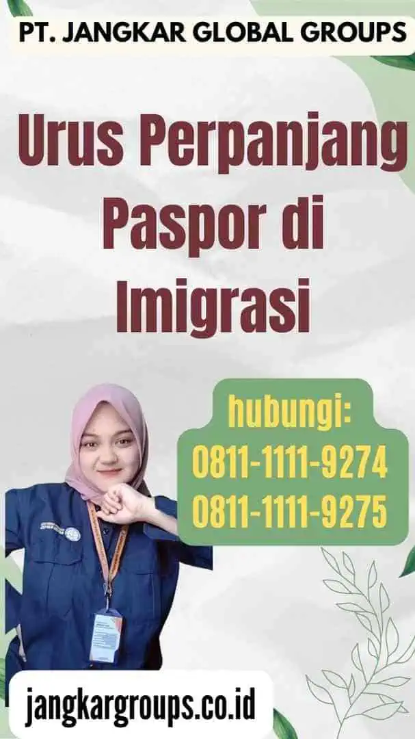 Urus Perpanjang Paspor di Imigrasi