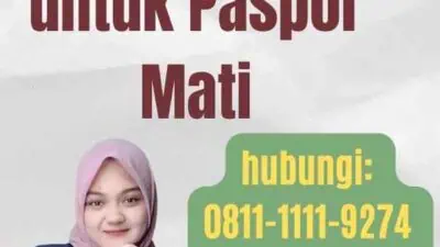 Urus Perpanjangan untuk Paspor Mati