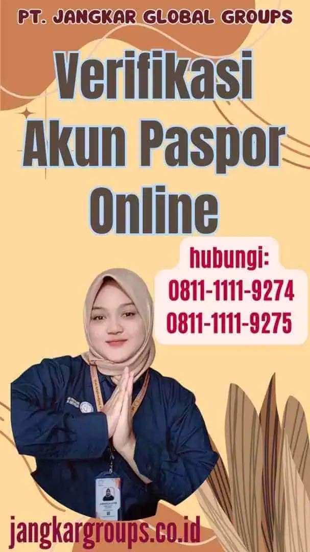 Verifikasi Akun Paspor Online