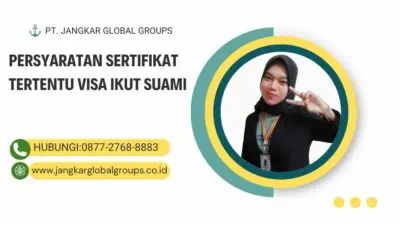 Persyaratan Sertifikat Tertentu Visa Ikut Suami