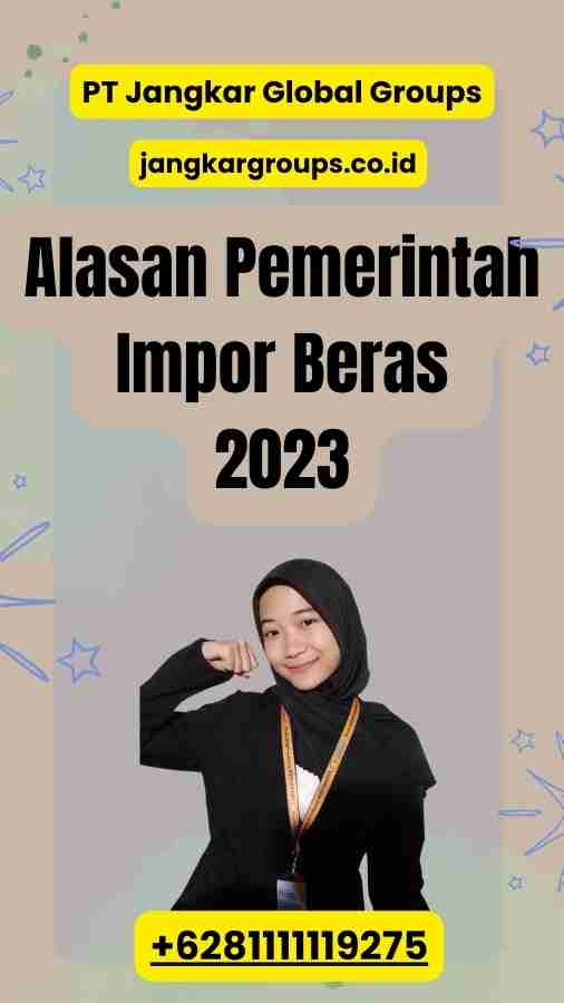 Alasan Pemerintah Impor Beras 2023