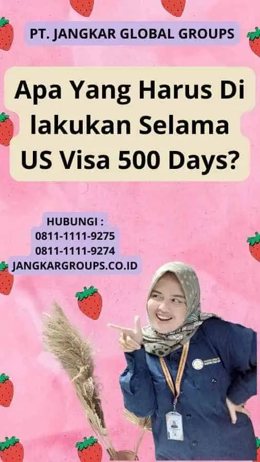 Apa Yang Harus Di lakukan Selama US Visa 500 Days?