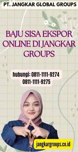 Baju Sisa Ekspor Online di Jangkar Groups