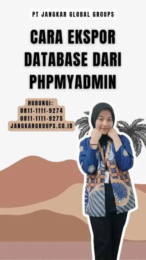 Cara Ekspor Database Dari Phpmyadmin