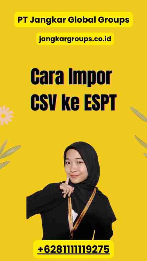 Cara Impor CSV ke ESPT