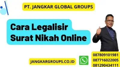 Cara Legalisir Surat Nikah Online