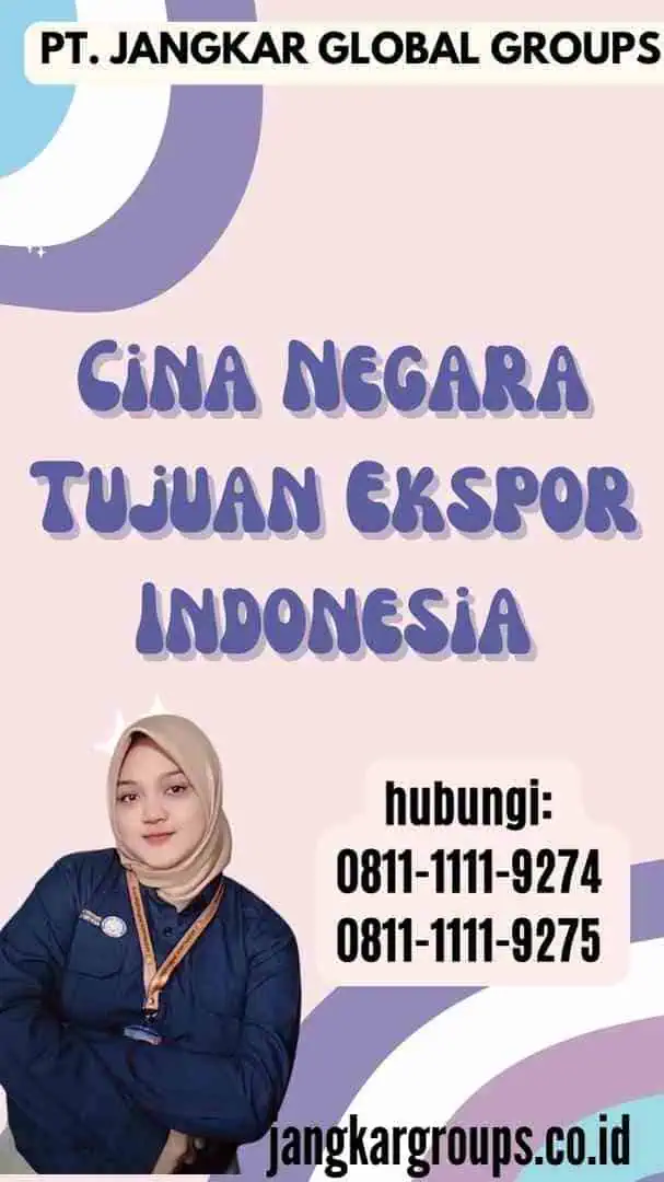 Cina Negara Tujuan Ekspor Indonesia