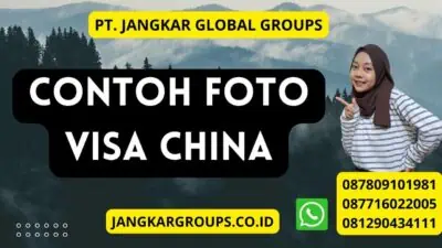 Contoh Foto Visa China