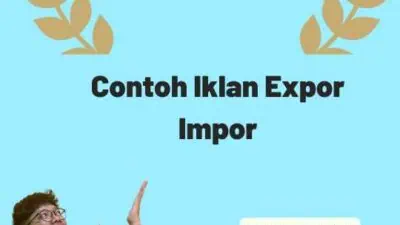 Contoh Iklan Expor Impor