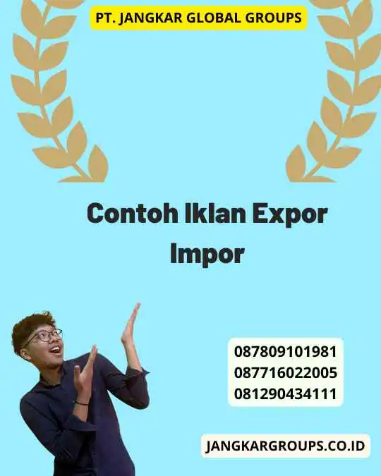 Contoh Iklan Expor Impor