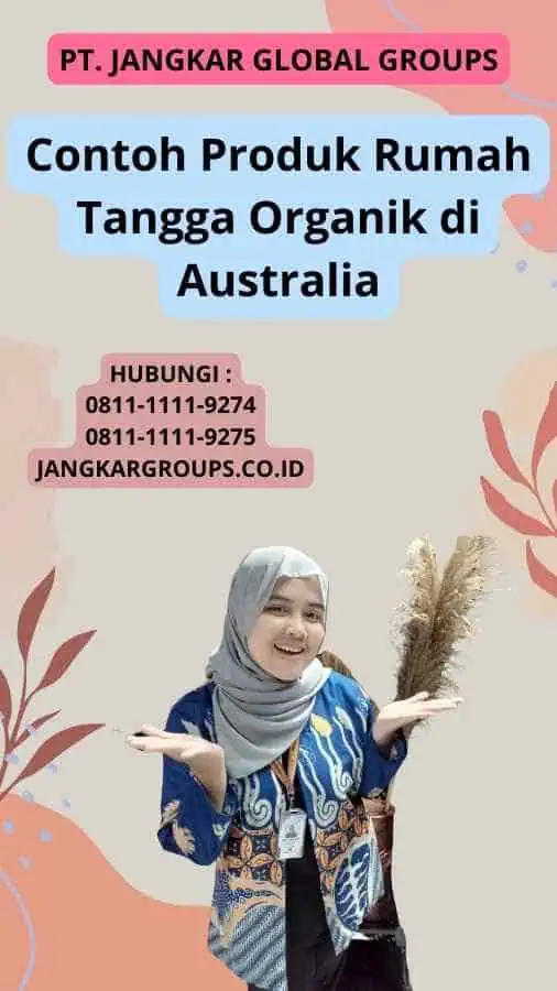 Contoh Produk Rumah Tangga Organik di Australia