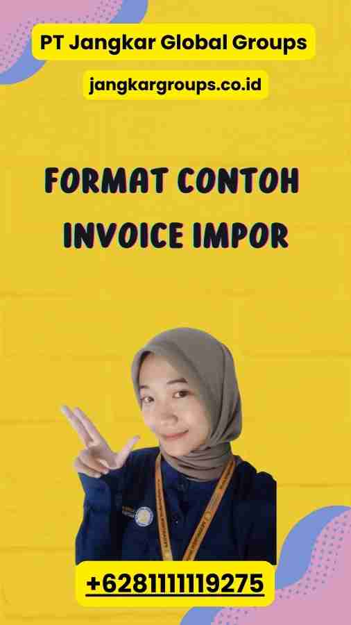 Format Contoh Invoice Impor