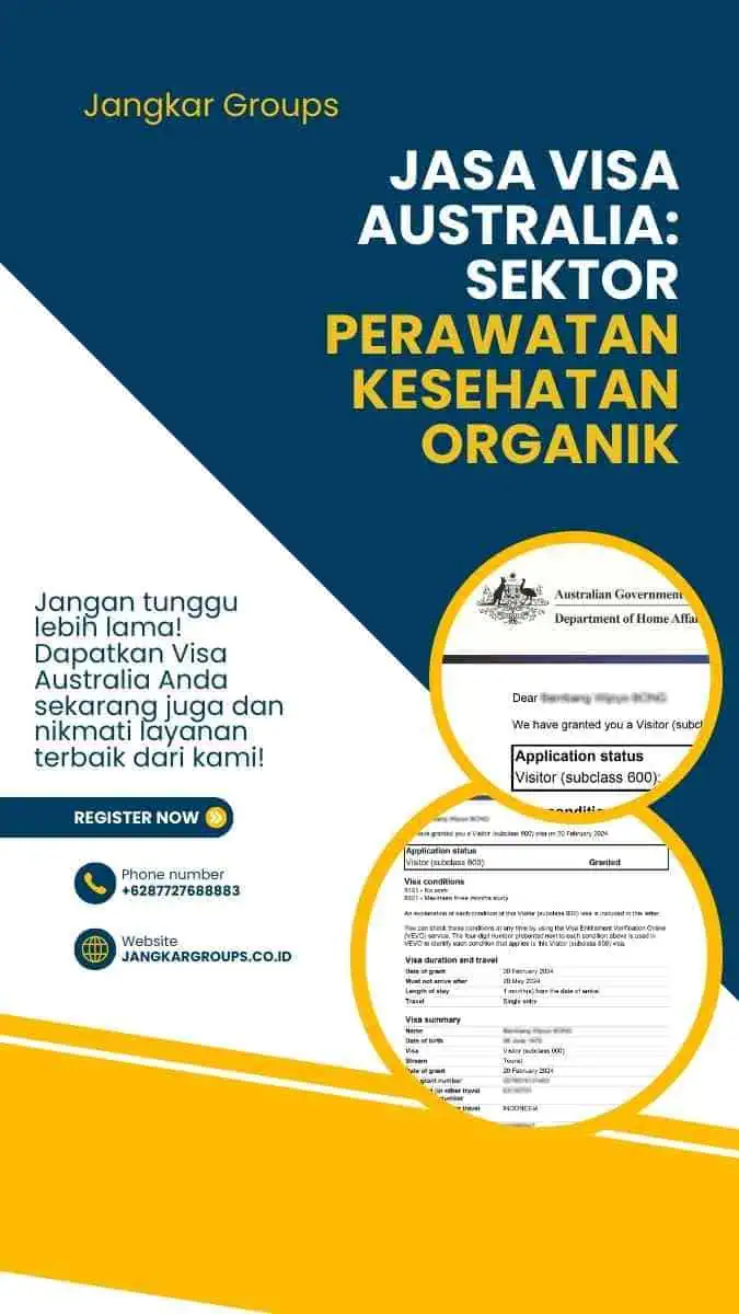 Jasa Visa Australia: Sektor Perawatan Kesehatan Organik