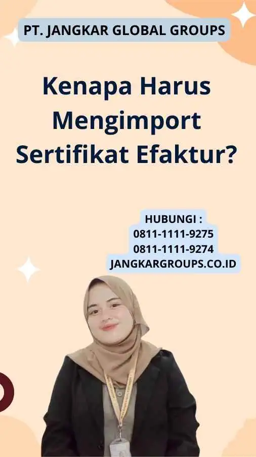 Kenapa Harus Mengimport Sertifikat Efaktur?