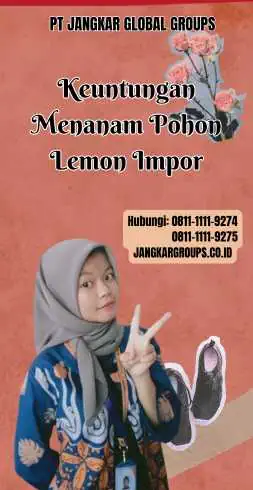 Keuntungan Menanam Pohon Lemon Impor