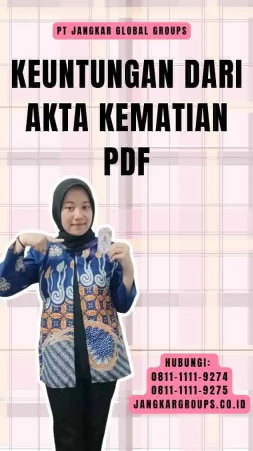 Keuntungan dari Akta Kematian Pdf