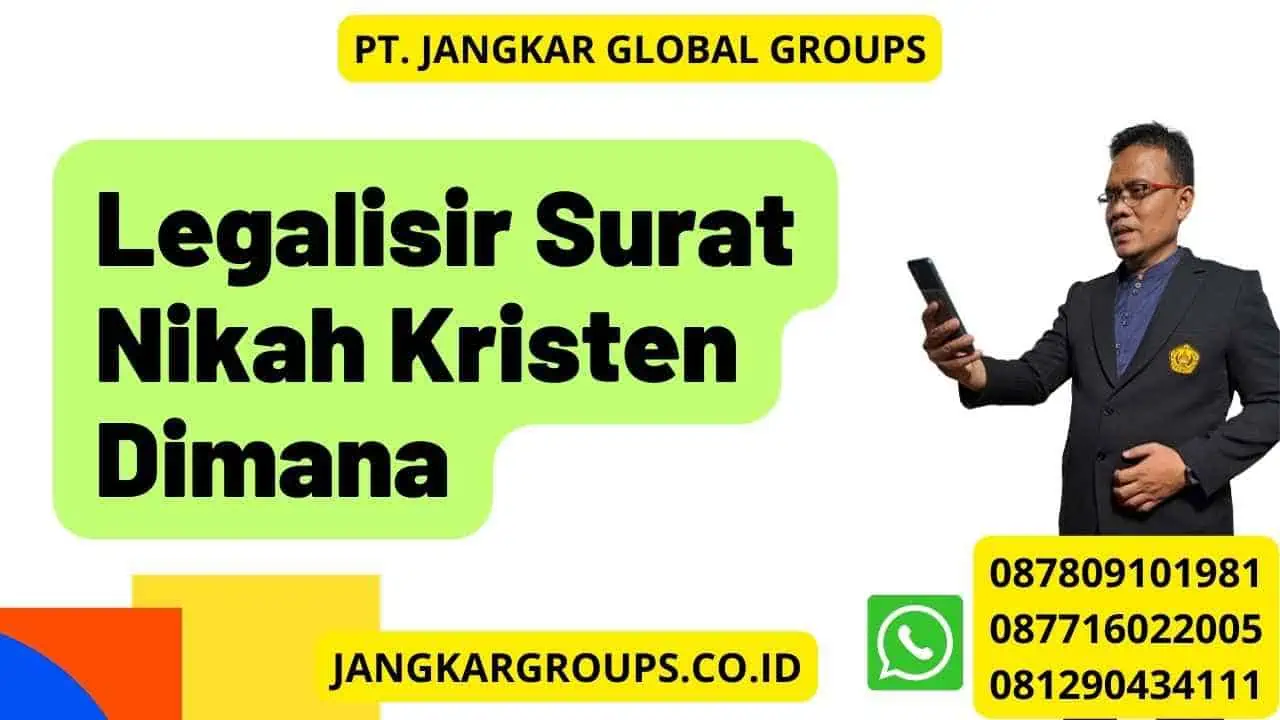 Legalisir Surat Nikah Kristen Dimana