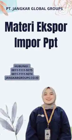 Materi Ekspor Impor Ppt