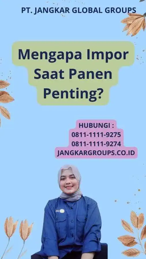 Mengapa Impor Saat Panen Penting?