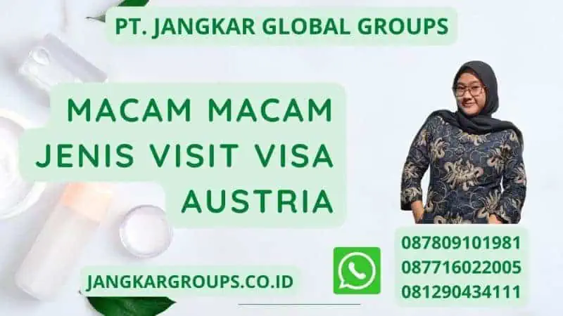 Macam macam jenis visit visa Austria