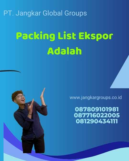 Packing List Ekspor Adalah