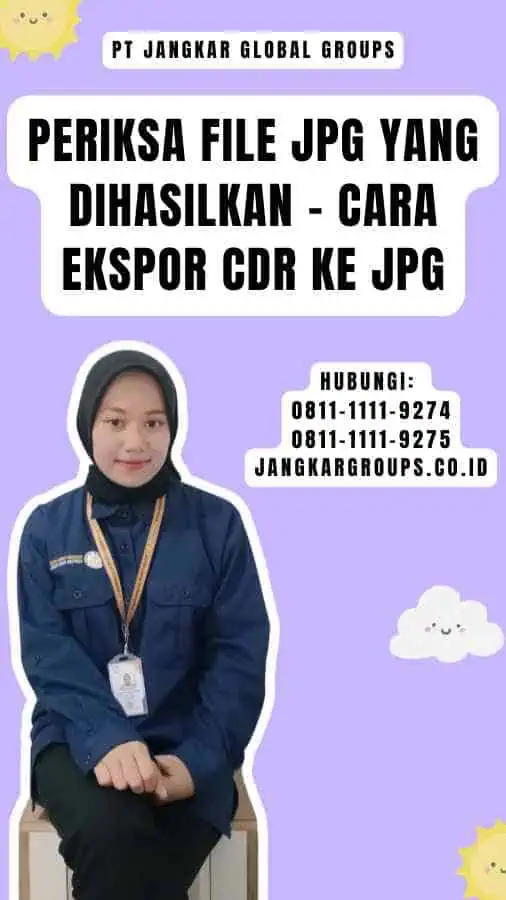 Periksa file JPG yang dihasilkan - Cara Ekspor Cdr Ke Jpg