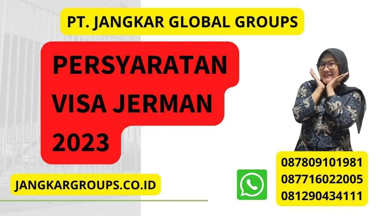 Persyaratan Visa Jerman 2023