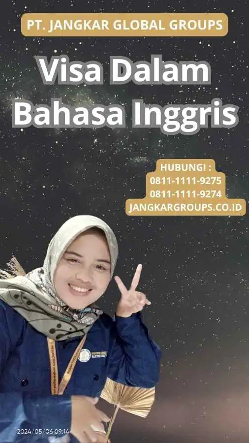 Visa Dalam Bahasa Inggris