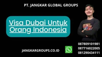 Visa Dubai Untuk Orang Indonesia