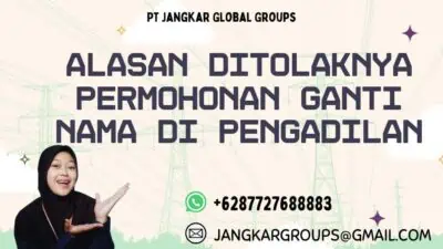 Alasan Ditolaknya Permohonan Ganti Nama Di Pengadilan