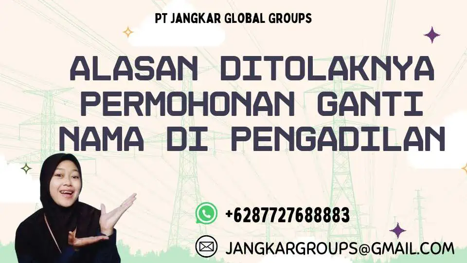 Alasan Ditolaknya Permohonan Ganti Nama Di Pengadilan