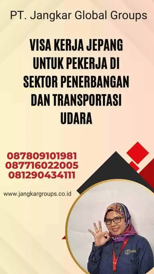 Visa Kerja Jepang Untuk Pekerja Di Sektor Penerbangan Dan Transportasi Udara