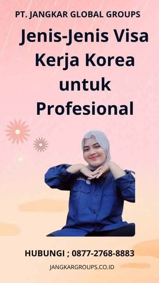 Jenis-Jenis Visa Kerja Korea untuk Profesional