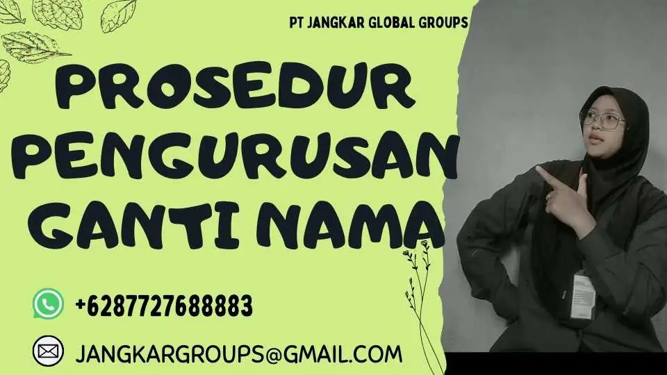 Prosedur Pengurusan Ganti Nama