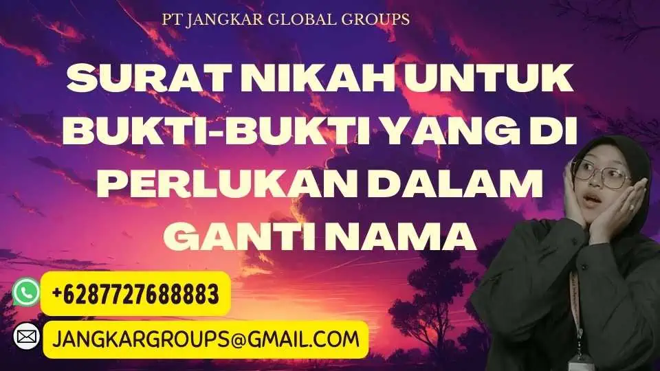 Surat Perceraian Pada Bukti-Bukti Yang Di perlukan Dalam Ganti Nama