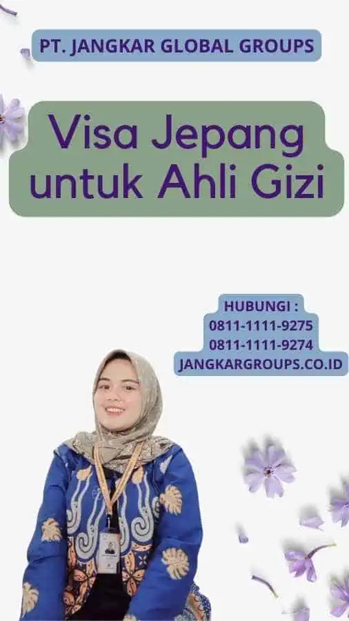 Visa Jepang untuk Ahli Gizi