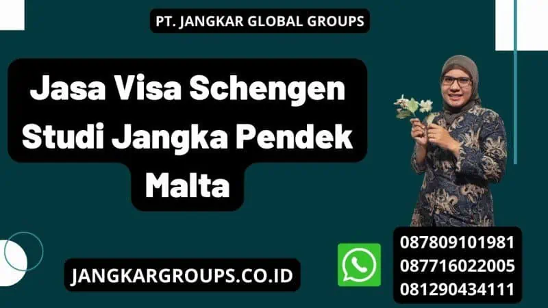 Jasa Visa Schengen Studi Jangka Pendek Malta