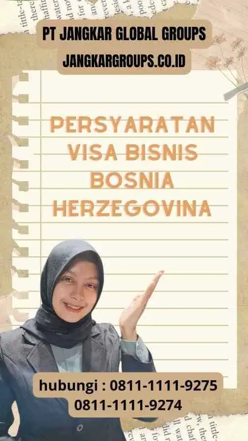 Persyaratan Visa Bisnis Bosnia Herzegovina : Pertemuan dengan Supplier Bosnia Herzegovina