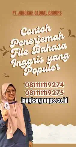 Contoh Penerjemah File Bahasa Inggris yang Populer