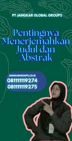 Pentingnya Menerjemahkan Judul dan Abstrak - Cara Translate Jurnal 3